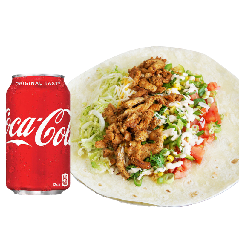 Chicken Burrito Combo